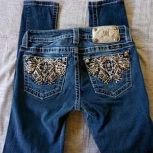 Miss Me skinny jeans, 25-29 inseam